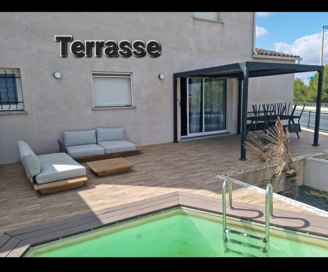 Maison 8 Couchages Clim, Plage A Pied, Petite Piscine 拉诺维勒港 外观 照片